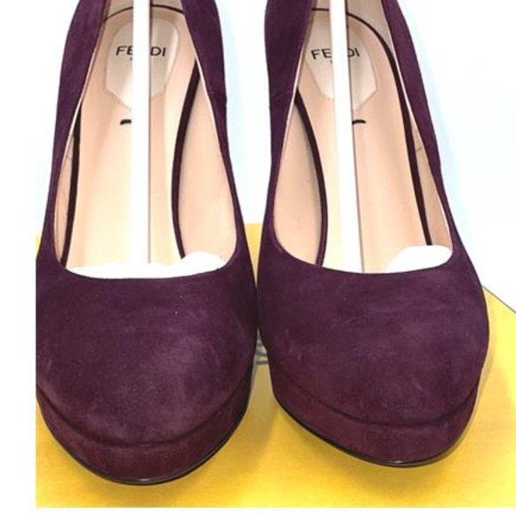 plum platform shoes